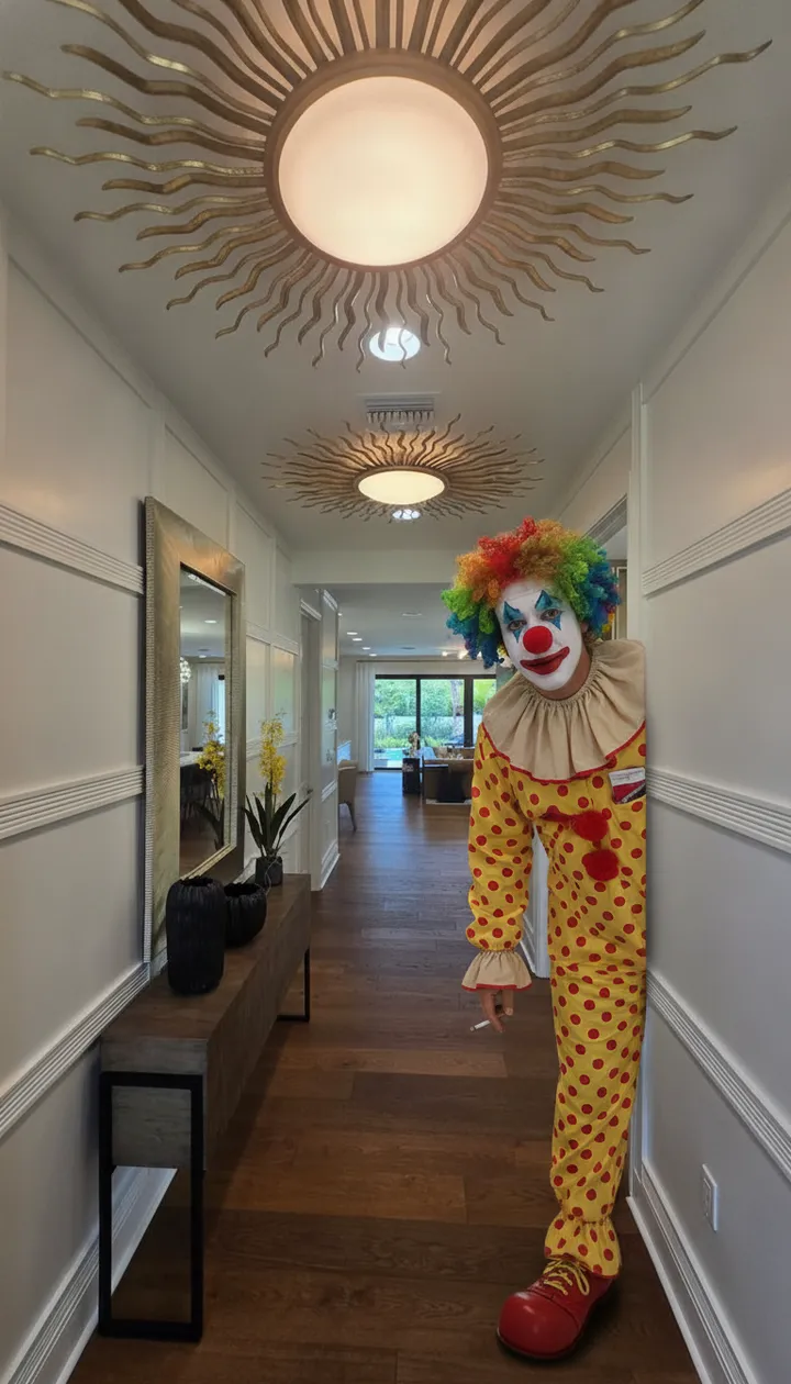 The same room with the Creepy ๐คก Clown added by PhotoPrank